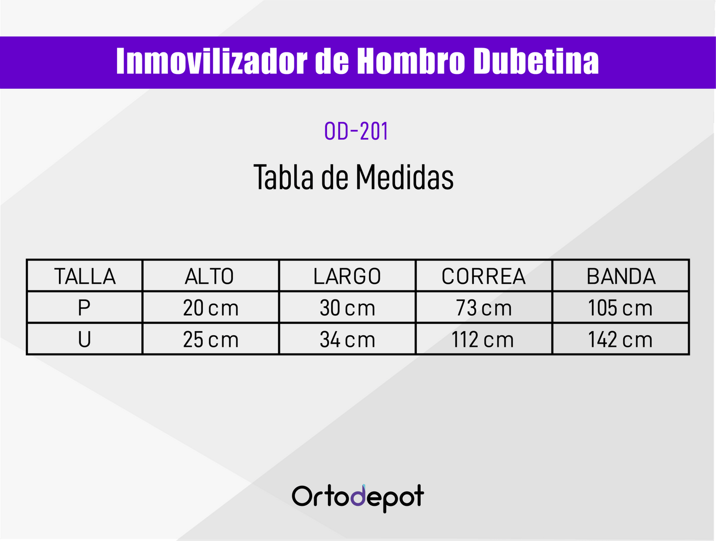 Inmovilizador de Hombro Dubetina