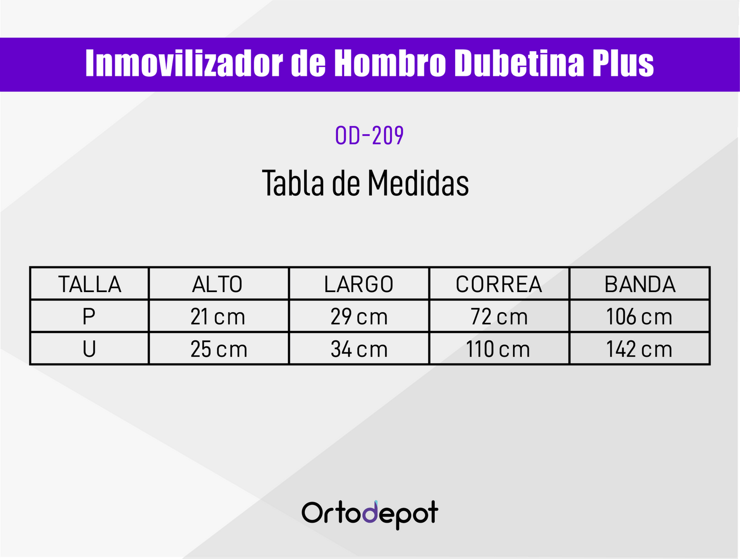 Inmovilizador de Hombro Plus