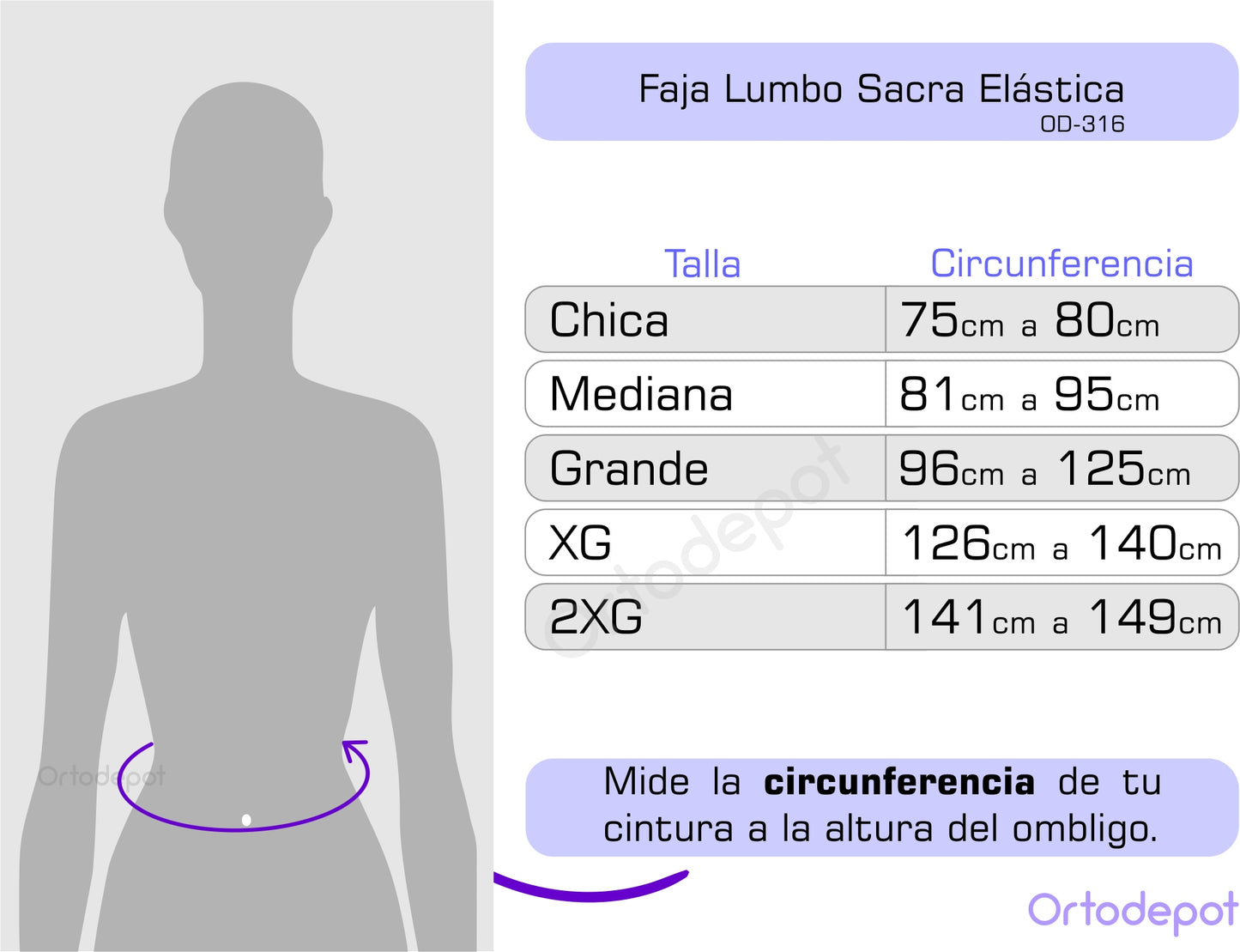 Faja Sacrolumbar Elástica Chicle