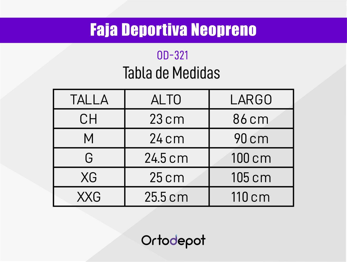 Faja Deportiva Neopreno