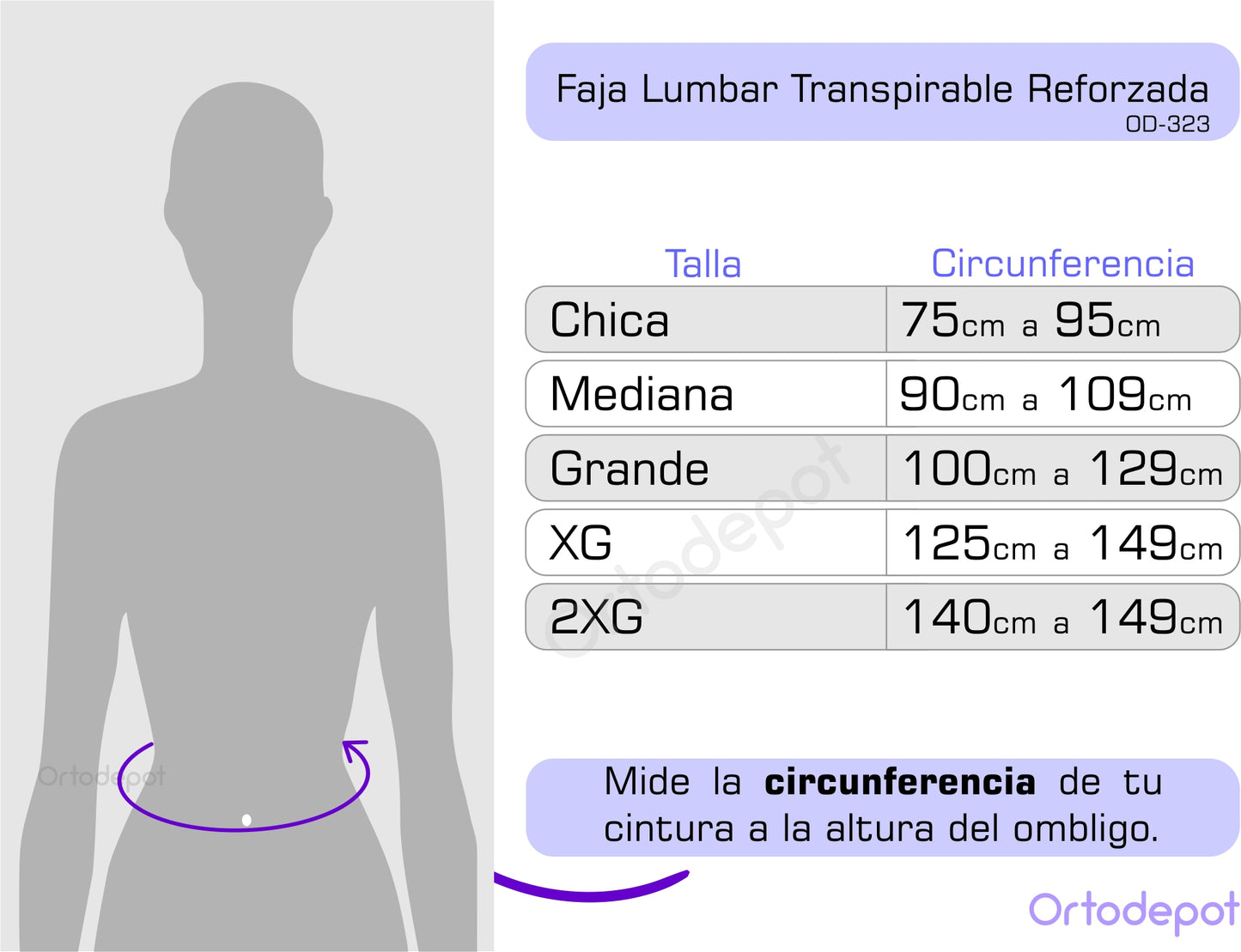 Faja Sacrolumbar Transpirable