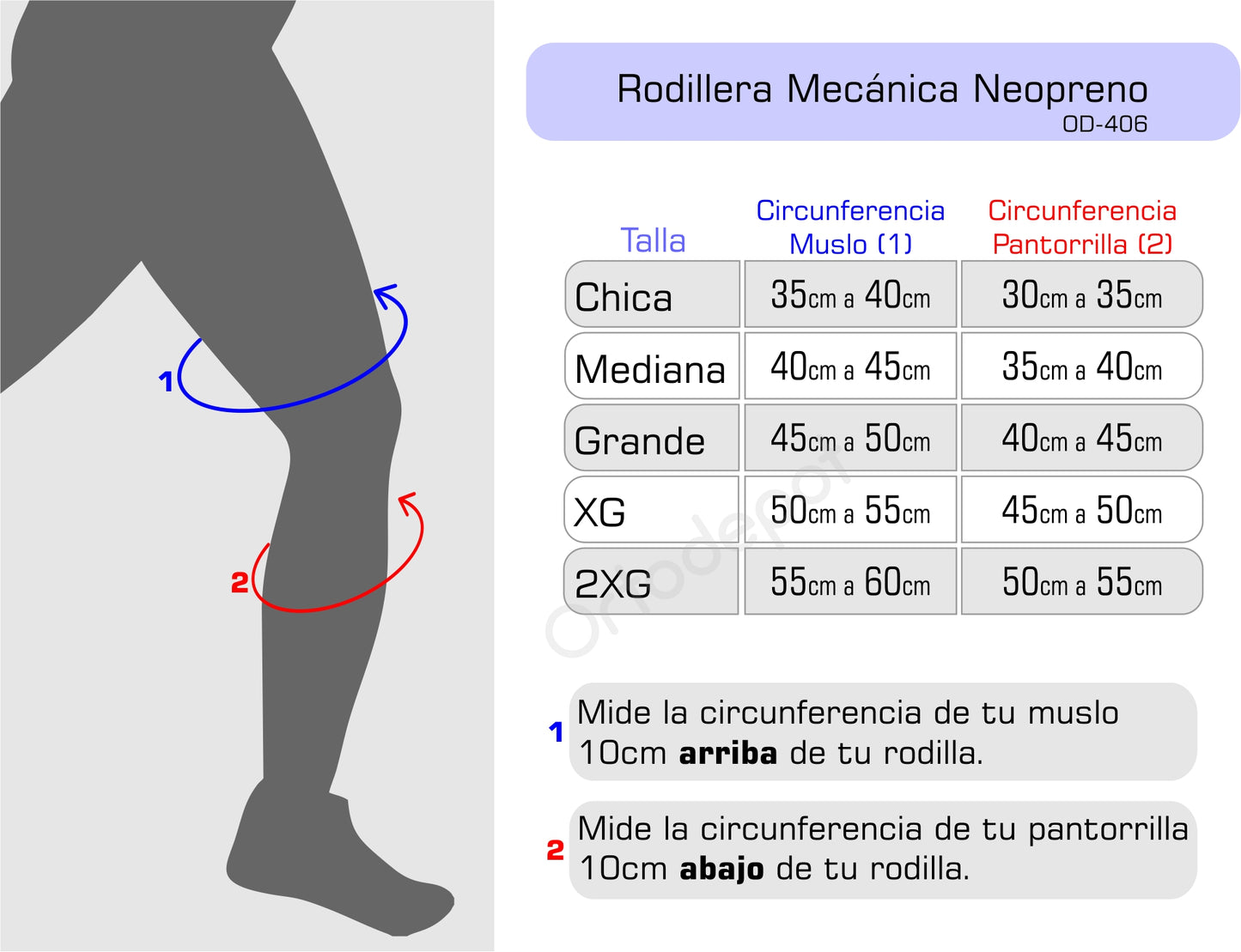 Rodillera Mecánica Neopreno