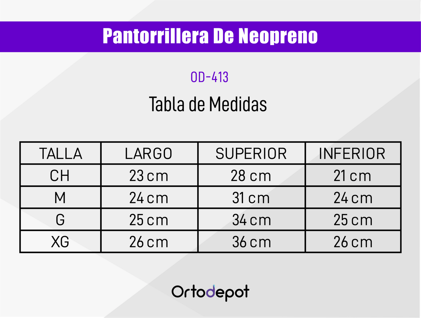 Pantorrillera Neopreno