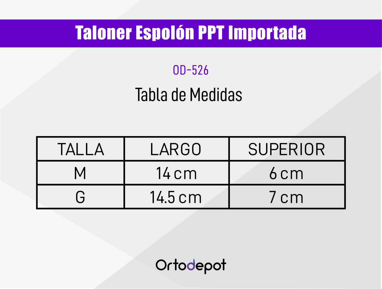 Talonera Espolón PPT Importada